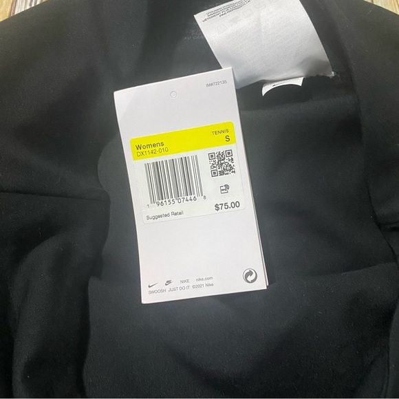 NWT Nike Core Club Print Dri-FIT Tennis Skirt Skort DX1142-010 - Picture 7 of 7